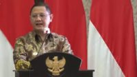 Penjabat Wali Kota Batu Aries Agung Paewai SSTP MM memberikan sambutan (ist) - Malam Perkenalan Penjabat Wali Kota, Aries Paewai Ajak Seluruh Elemen Bersinergi