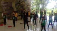 Sesi latihan persiapan FLS2N. (ist) - Sanggar Seni Lintang Pandu Sekar Latih Mental para Siswa SD Terpilih Ikuti FLS2N