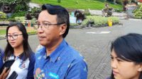 Ketua PHRI Batu, Sujud Hariadi. (dik) - PHRI Batu Siap Sukseskan Program Vaksinasi Booster Kedua