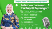 bupati bojonegoro talkshow di radio.