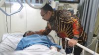Korban penganiayaan oleh anak pejabat pajak masih dirawat di rumah sakit. (ist) - Korban Penganiayaan Anak Pejabat Ajukan Perlindungan ke LPSK