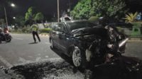 Mobil dinas DPRD Jambi kecelakaan. (ist) - Terungkap Ini Sosok Wanita Tanpa Busana di Kecelakaan Mobil Dinas DPRD Jambi