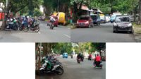 Parkiran Splendid yang menggunakan dua sisi jalan; Parkiran di Jalan Merdeka Selatan, depan Kantor Pos; Parkiran depan Ramayana menyebabkan jalan sempit. (ws7) - Evaluasi Satu Arah Kayutangan, Ini Tiga Kantong Parkir Penyumbang Kemacetan