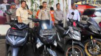 rilis pencurian sepeda motor polresta malang kota. wul