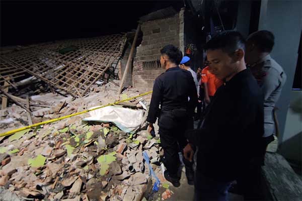 Bekas ledakan di Kecamatan Kasembon, Kabupaten Malang. (ist) - Polres Malang Bakal Tindak Tegas Pembuat dan Peredaran Petasan