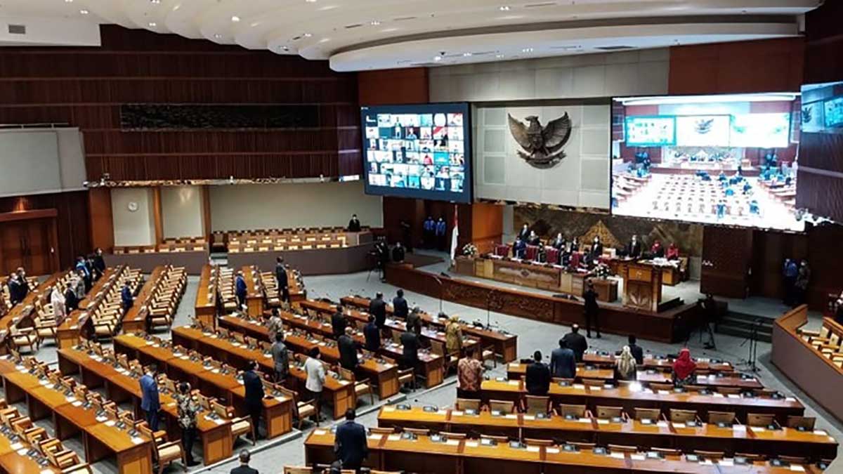 Rapat paripurna DPR RI. (ist) - Sah! Perppu Cipta Kerja Resmi Jadi Undang-Undang