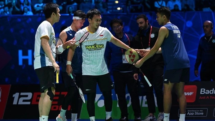Final All England 2023 all Indonesian final. (ist) - Final All England 2023: Kemenangan Fajar/Rian dan Aksi Haru Ahsan Meski Cedera