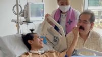 David Ozora bertemu dengan Adam Suseno dan Inul Daratista. (ist) - Kebahagiaan David Ozora Bisa Elus Kumis Adam Suseno