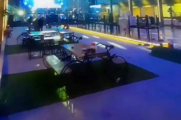 food court bns yang dirubah menjadi food garden bns. (ist) - Sambut Lebaran, Batu Night Spectakuler Launching Food Garden