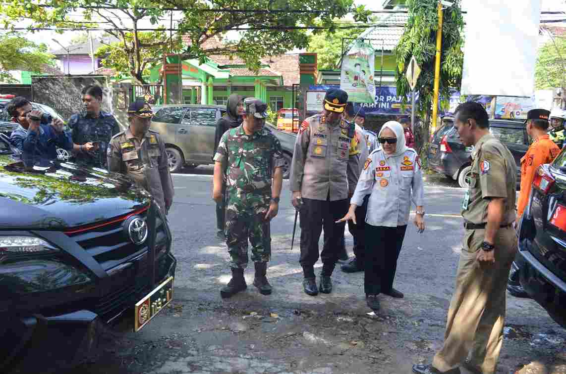 forkompimda bojonegoro cek kesiapan pospam mudik lebaran 2023