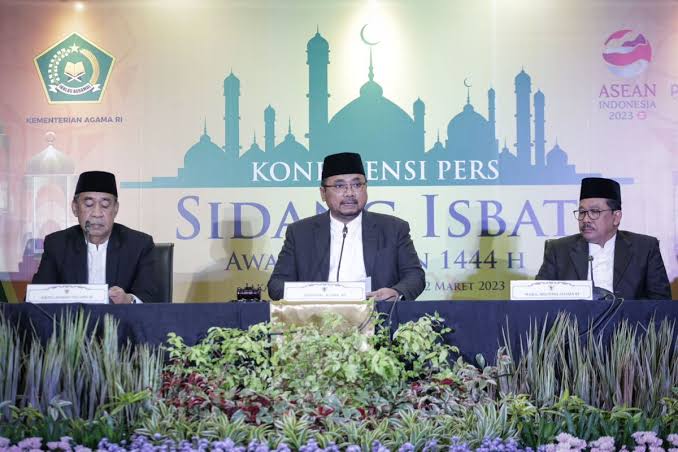 Sidang isbat Idul Fitri 1444 H. (ist) - Breaking News! Idulfitri 1444 H Jatuh Pada 22 April 2023