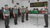 Kodim 0833 gelar upacara kenaikan pangkat periode 1 April 2023. (ist) - Kodim 0833 Gelar Upacara Kenaikan Pangkat Periode 1 April 2023