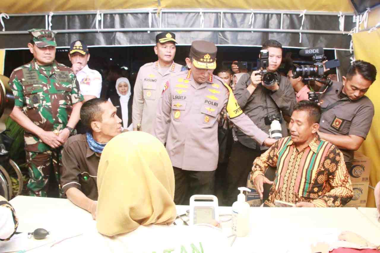 kunjungan kerja kapolri bersama panglima tni laksamana tni yudo margono di terminal purabaya1