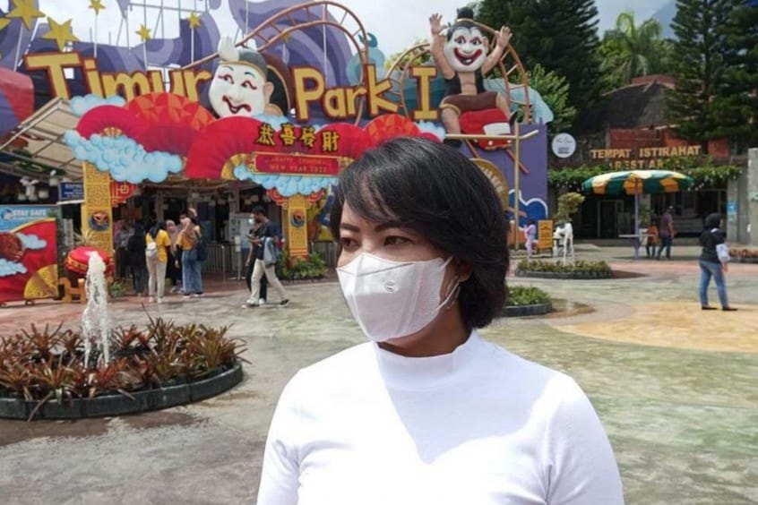Marketing Manager and Public Relation Holding Jatim Park Group, Titik S Ariyanto. (dik) - Hadapi Lonjakan Pengunjung, Jatim Park Group Siapkan Pengamanan Internal