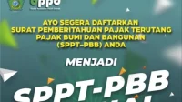 pamflet percepatan penyampaian informasi pembayaran pajak di kabupaten sidoarjo jawa timur