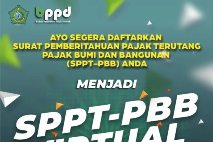 pamflet percepatan penyampaian informasi pembayaran pajak di kabupaten sidoarjo jawa timur