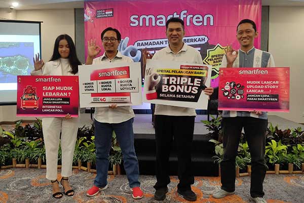 Peluncuran Smartfren Triple Berkah. (rhd) - Smartfren Luncurkan Triple Berkah, Beragam Paket dengan Bonus Lebih Melimpah