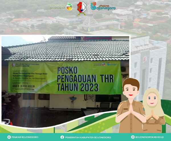 pemkab bojonegoro buka posko pengaduan thr bagi pekerja