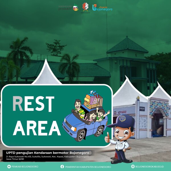 pemkab bojonegoro siapkan rest area dengan banyak fasilitas untuk pemudik