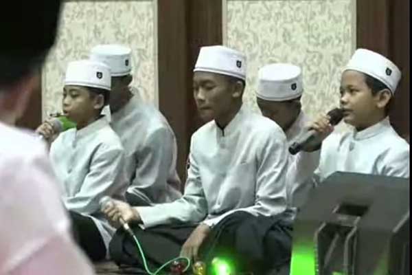Penampilan Finalis Lomba Musik Islami dalam kegiatan Batu Ramadan Fiesta 2023. (ist) - Final Al Banjari Ramadan Fiesta Pemkot Batu, Tampilkan Enam Grup Terbaik