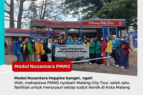 Salah satu kegiatan Modul Nusantara PMM IKIP Budi Utomo Malang. (ist) - Kuota PMM 600 Mahasiswa, IKIP Budi Utomo Ranking Pertama Nasional