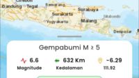 pusat gempa