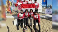 Atlet Indonesia dalam Kejuaran Paragliding Accuracy World Cup seri 2 di Turki. (ist) - Atlet Paralayang Batu Harumkan Nama Bangsa di Turki