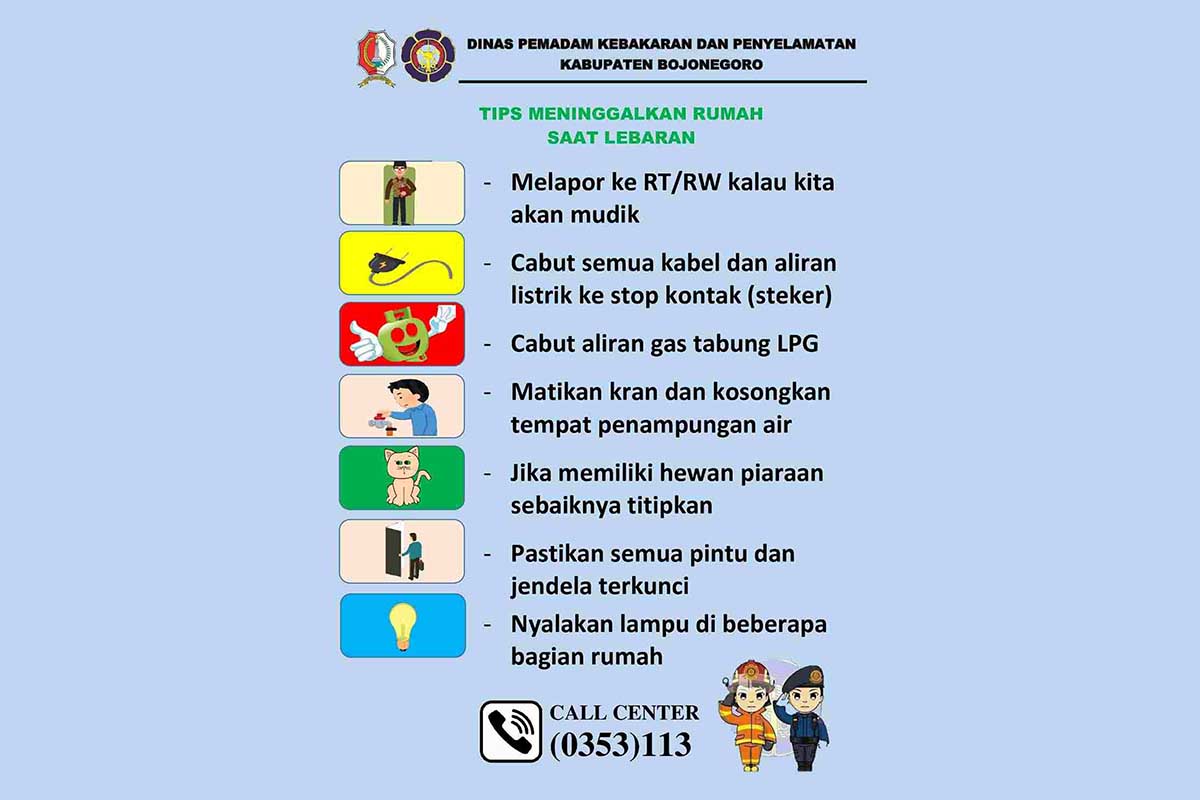 Cuti lebaran, Bojonegoro nihil kebakaran - Saling Sinergi, Bojonegoro Nihil Kejadian Kebakaran Selama Cuti Lebaran 2023