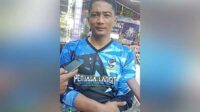 dansat radar 222 ploso jombang ketika diwawancarai. (ful) - Rangkaian HUT ke 77 TNI AU Dansat Radar 222 Ploso Jombang Gelar Sepeda Santai
