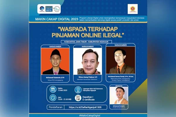 diakusi literasi digital waspada pinjaman online ilegal. (ist) - Kemenkominfo Ajak Masyarakat Waspada Pinjaman Online Ilegal