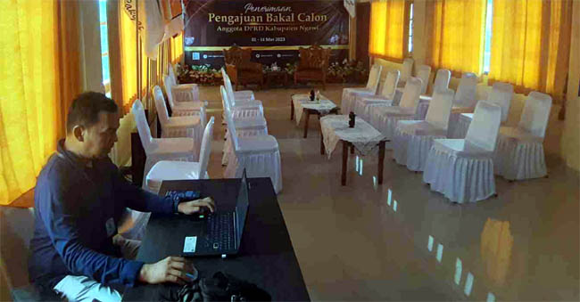 Tak Satupun Partai Daftar Bacaleg Pemilu 2024 di KPU Ngawi