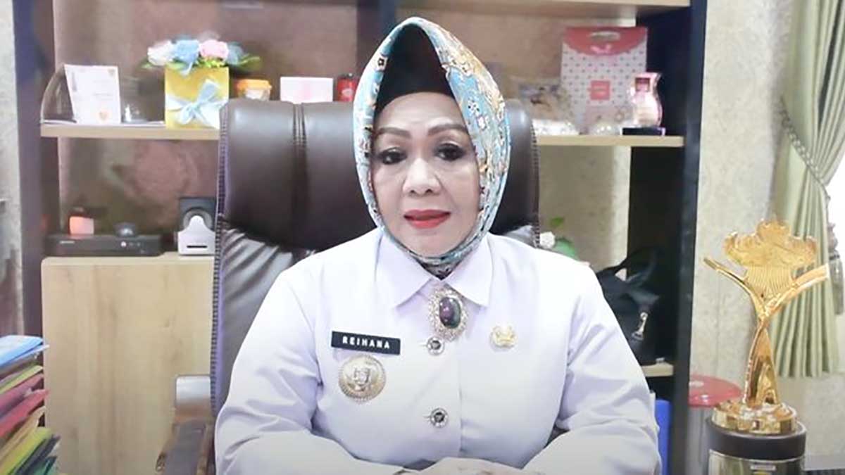 Kadinkes Lampung Reihana. (ist) - Harta Kadinkes Lampung Tak Sesuai Akibat LHKPN Diisi Staf