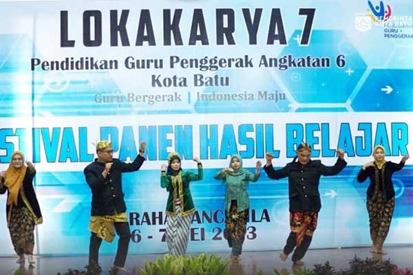 Kegiatan Lokakarya 7 Program Pendidikan Guru Penggerak di Batu. (ist) - 54 Calon Guru Penggerak Angkatan 6 Kota Batu Gelar Lokakarya