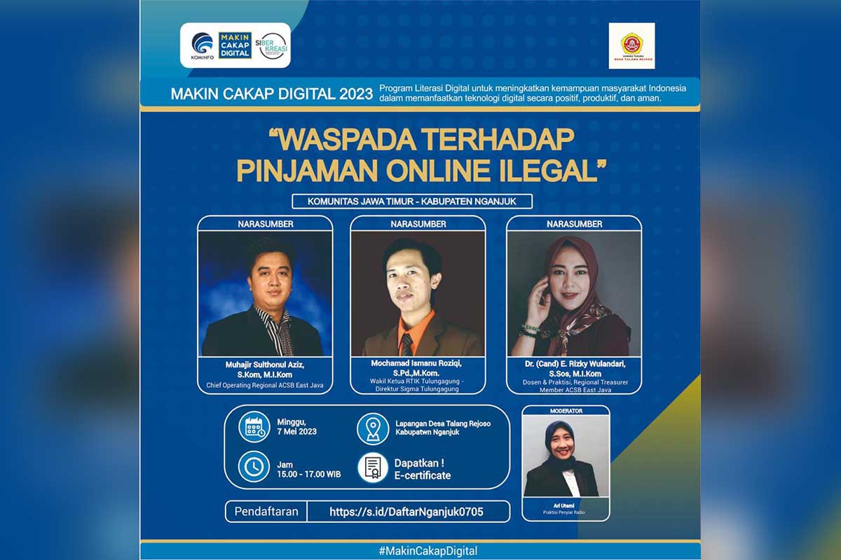 Kemenkominfo ajak warga Talang Rejoso "Waspada Terhadap Pinjaman Online Ilegal". (ist) - Kemenkominfo Ajak Warga Talang Rejoso Waspada Terhadap Pinjaman Online IlegalKemenkominfo ajak warga Talang Rejoso "Waspada Terhadap Pinjaman Online Ilegal". (ist) - Kemenkominfo Ajak Warga Talang Rejoso Waspada Terhadap Pinjaman Online Ilegal