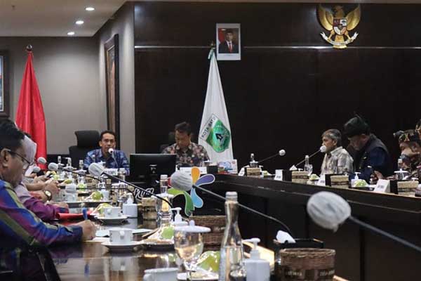 Ketua DPRD Kabupaten Dompu NTT saat kunjungan kerja di Pemkot Batu. (ist) - DPRD Kabupaten Dompu Kunker ke Pemerintah Kota Batu