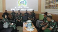 kodim 0833kota malang terima tim wasrik post audit itdam v brawijaya. (ist) - Kodim 0833/Kota Malang Terima Tim Wasrik Post Audit Itdam V/ Brawijaya