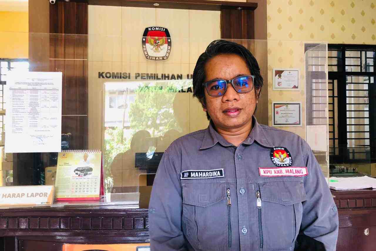 komisioner kpu kabupaten malang, marhaendra pramudya mahardika