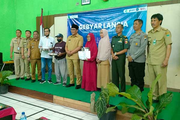 Koramil Blimbing dukung pengamanan Gebyar Lansia. (ist) - Koramil Blimbing Dukung Pengamanan Gebyar Lansia