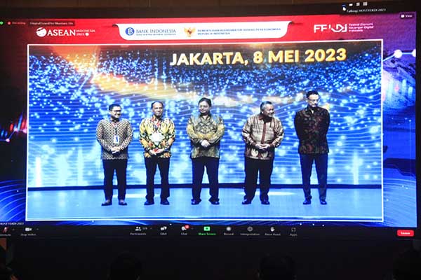 Pembukaan FEKDI (Festival Ekonomi Keuangan Digital Indonesia) 2023. (jup) - Pemkot Malang Dukung Penerapan Ekosistem Keuangan Digital