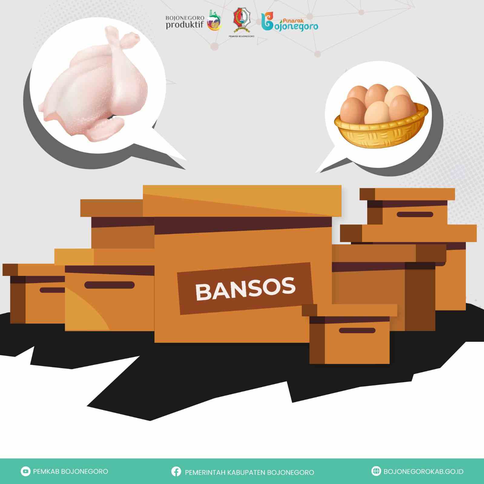 pemkab bojonegoro salurkan bantuan untuk keluarga rawan stunting