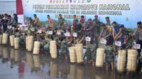 penanaman mangrove yang saat ini dipimpin langsung pangdam v brawijaya mayjen tni farid makruf di kabupaten pasuruan