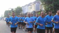 Prajurit Yon-Arhanudse 8/MBC ikuti Binsik sejauh 7 kilometer di luar asrama - Prajurit Yon-Arhanudse 8/MBC Gelar Binsik Sejauh 7 Kilometer