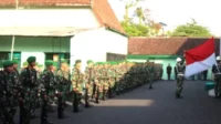 upacara bendera hari senin di makodim 0833. (ist) - Kodim 0833 Gelar Upacara Bendera Hari Senin
