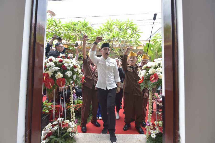 wali kota eri cahyadi resmikan destinasi wisata heritage rumah lahir bung karno