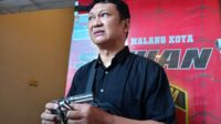 bambang rukminto saat melapor ke polresta malang kota jup