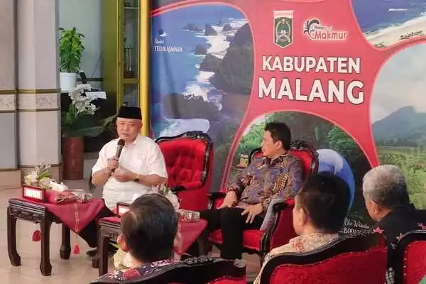 Bupati Malang menyampaikan terima kasih atas dukungan BPJS Kesehatan dan pencapaian UHC di Kabupaten Malang. (rhd)