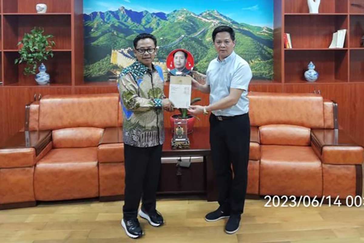 Foto kunjungan terkait pembahasan ekspor produk. (ist) - Sutiaji Perkuat Kerjasama Sister City dan Ekspor Produk Kota Malang ke Nanning