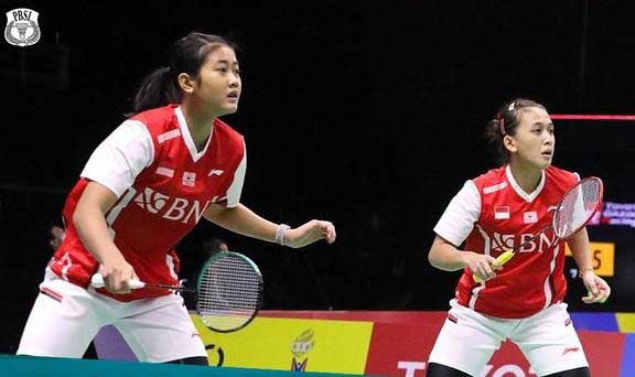 Ganda putri Febriana Dwipuji Kusuma/Amalia Cahaya Pratiwi. (ist) - Chinese Taipe Open 2023: Chico Juara, Ana/Tiwi Jadi Runner Up