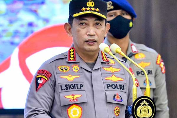 Kapolri Jenderal Listyo Sigit Prabowo. (ist) - Polri Jamin Pengamanan Liga Terapkan Standar FIFA