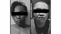 kedua terduga pelaku pencurian sepeda motor di kecamatan singosari